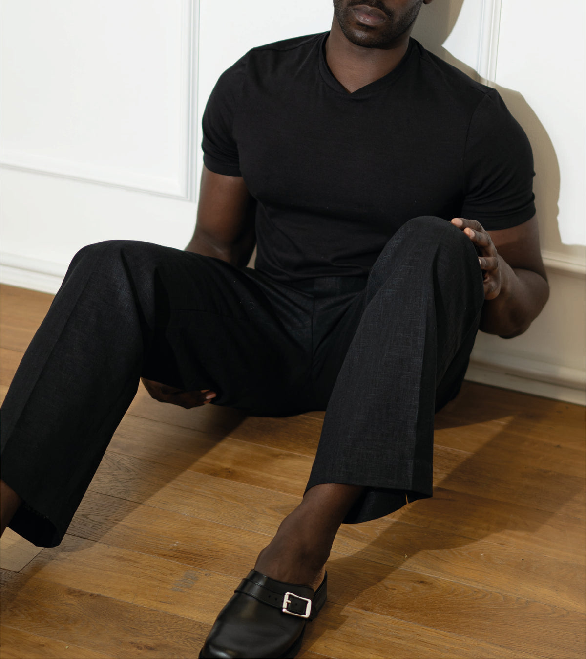 Enigma Linen Trouser Black