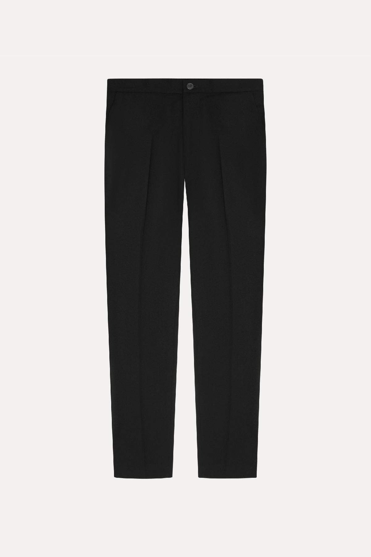 Black Ankle Tab Trouser