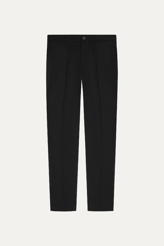 Black Ankle Tab Trouser