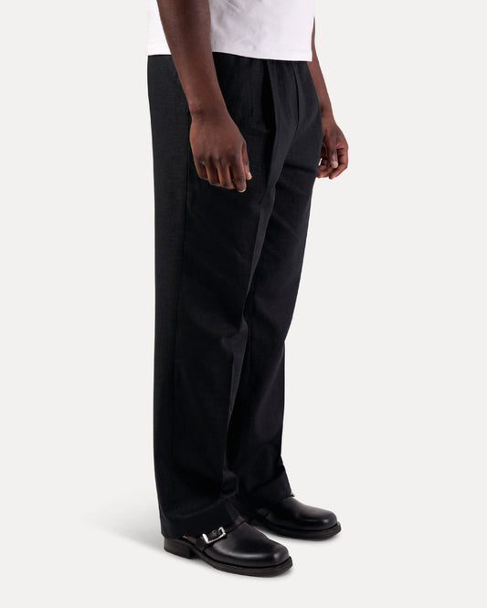 Enigma Linen Trouser Black