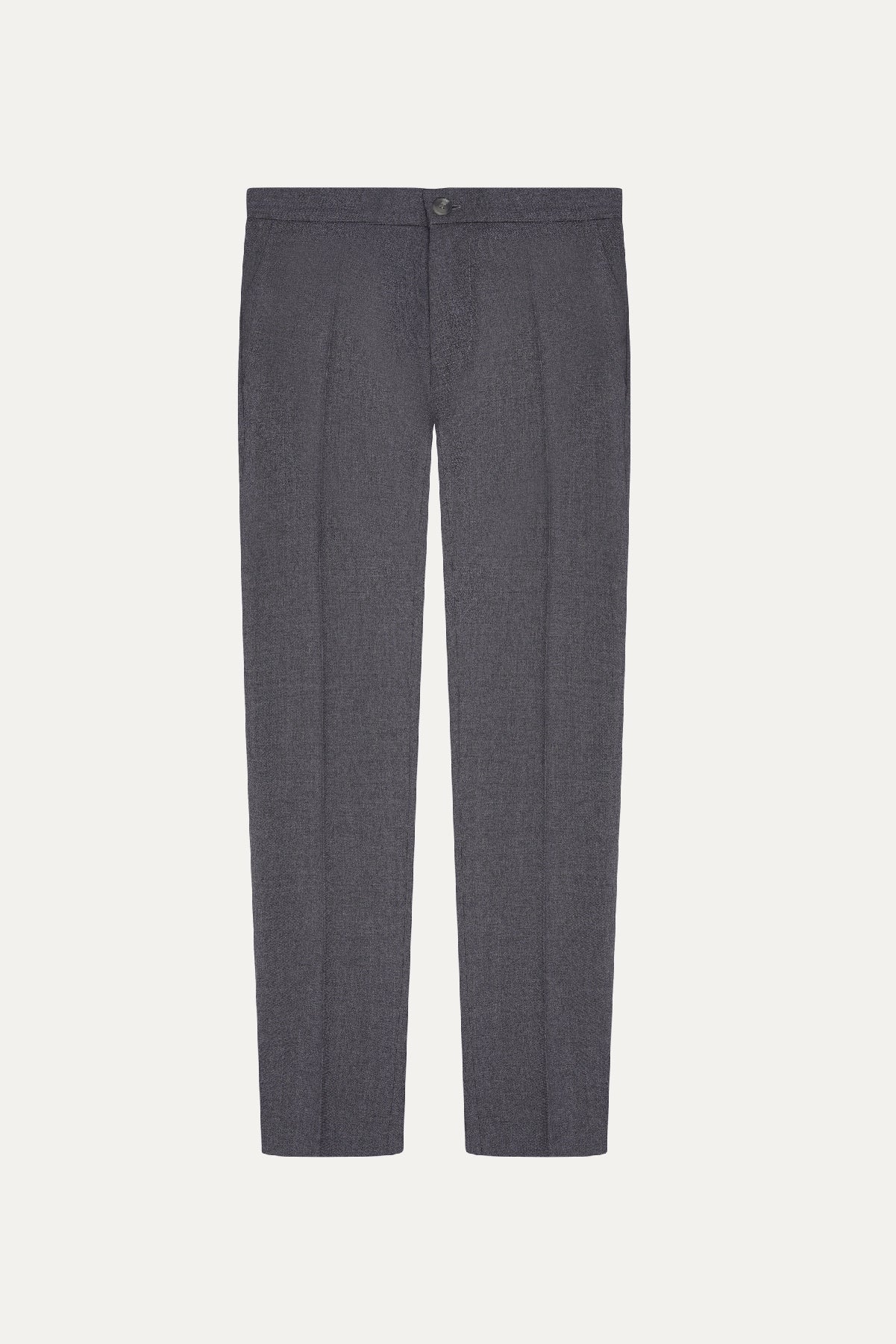 Grey Ankle Tab Trouser