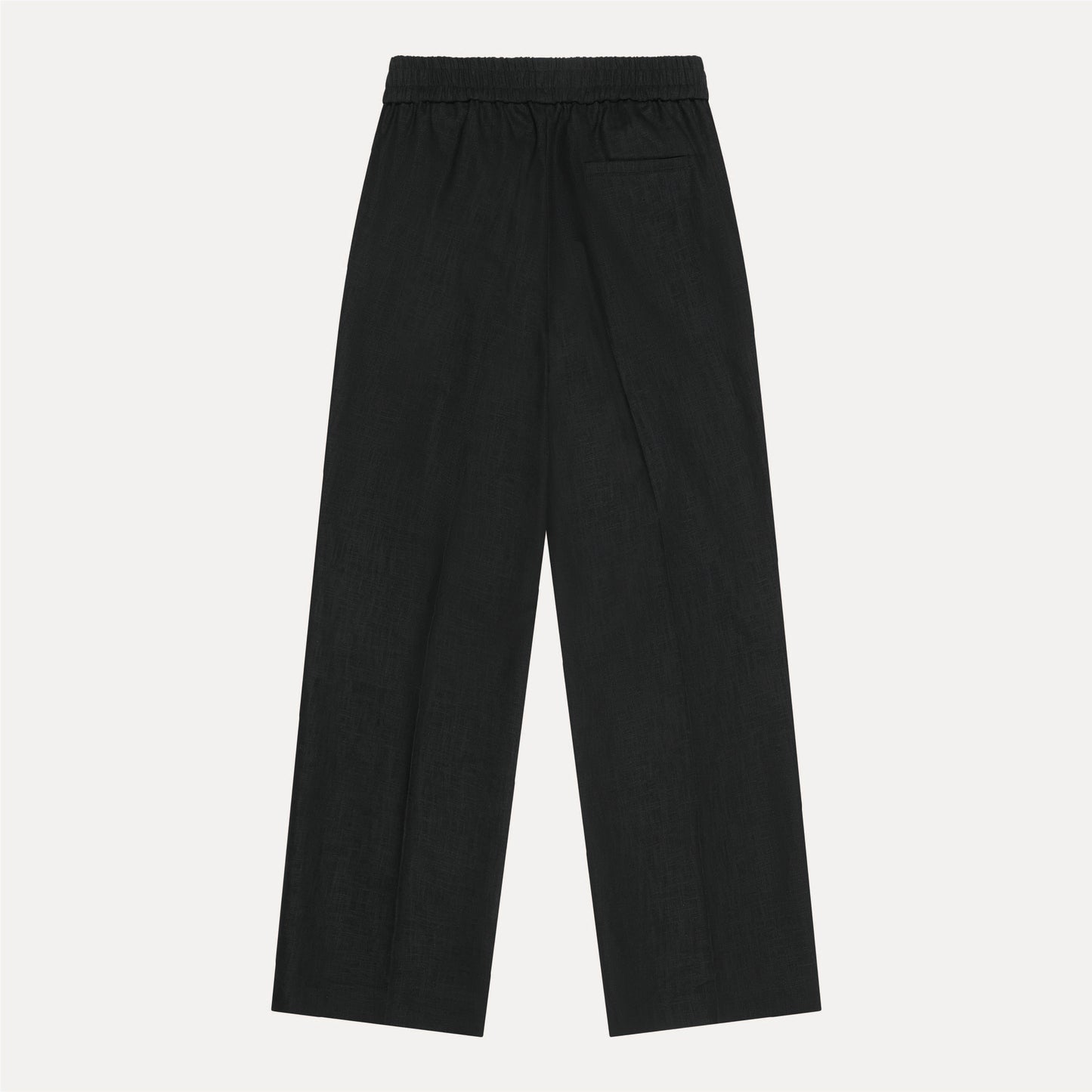 The Enigma Linen Trouser Black