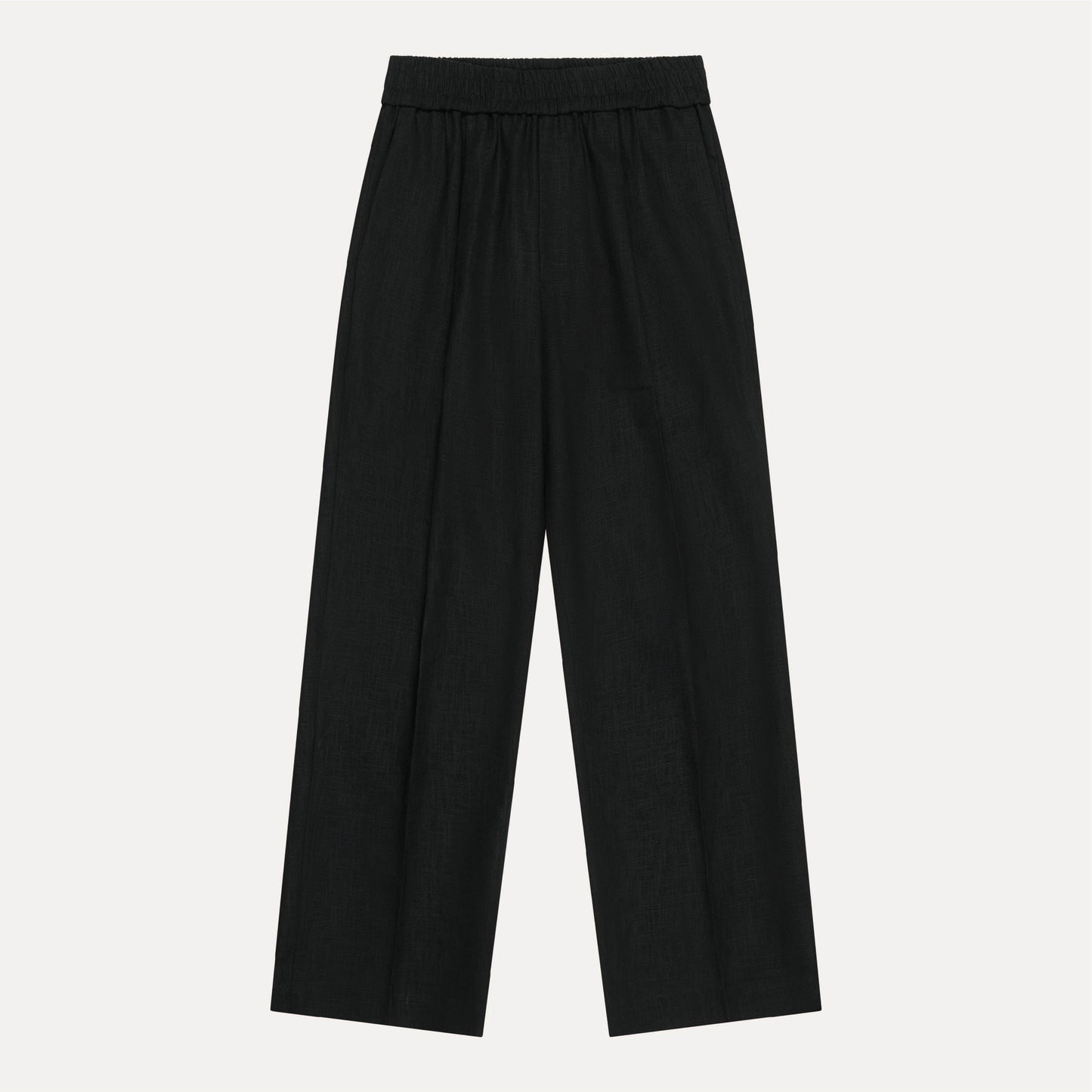 The Enigma Linen Trouser Black