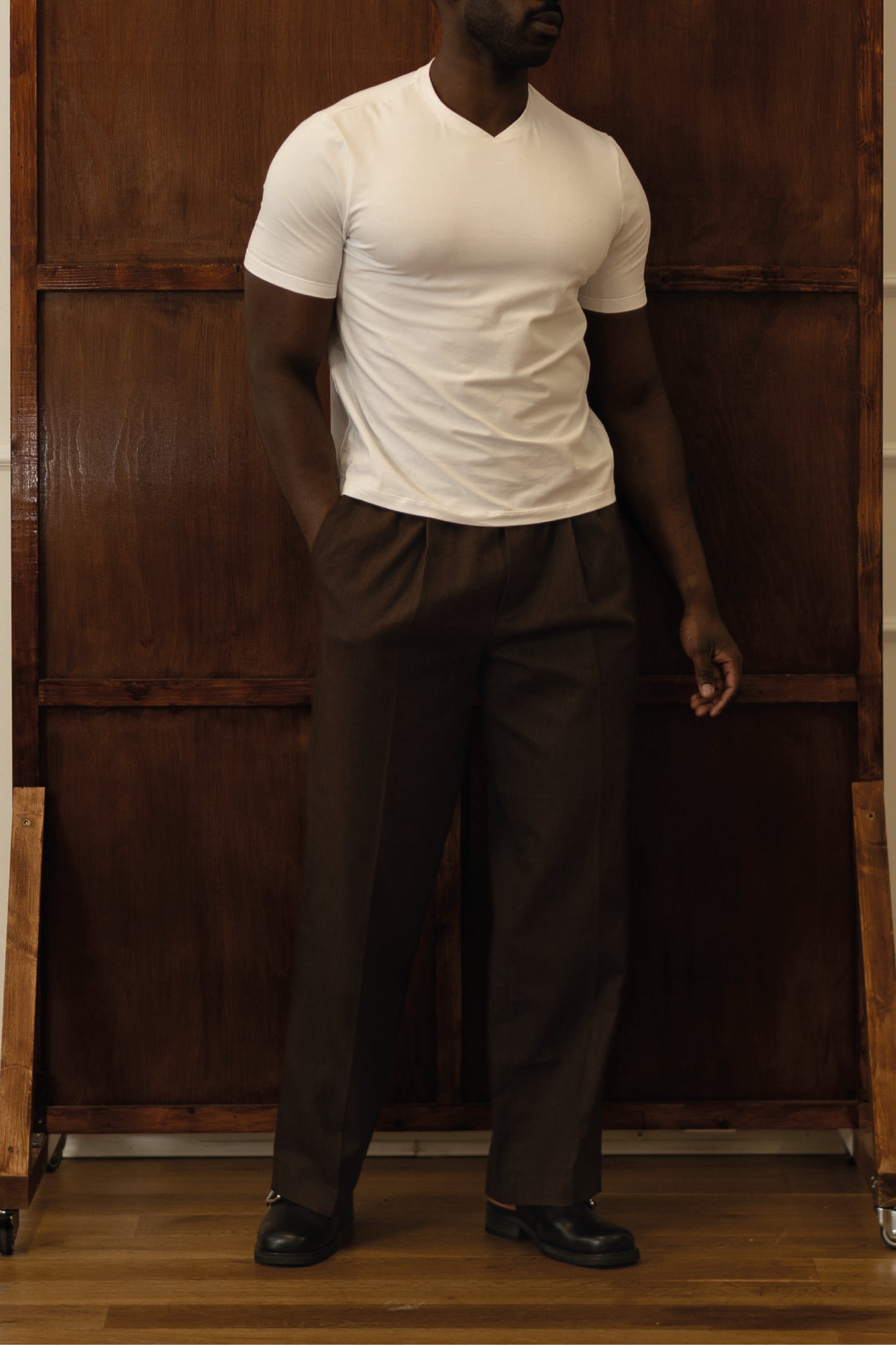 The Enigma Linen Trouser Brown