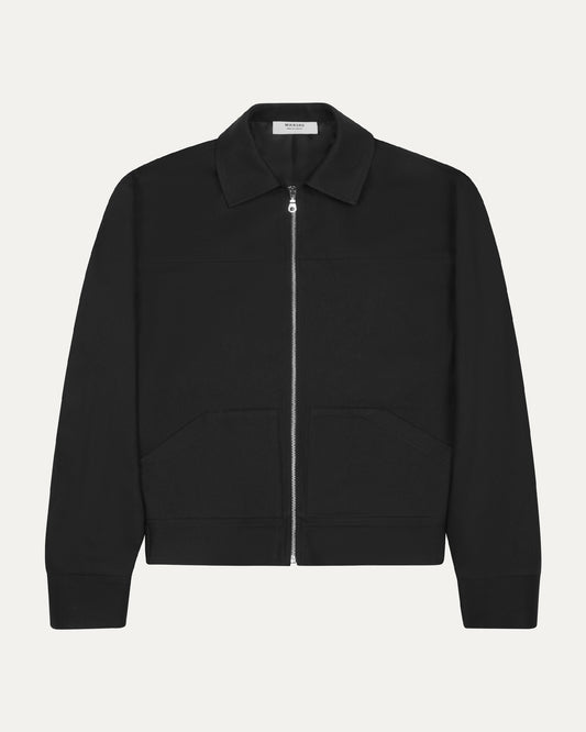Twill Biker Jacket